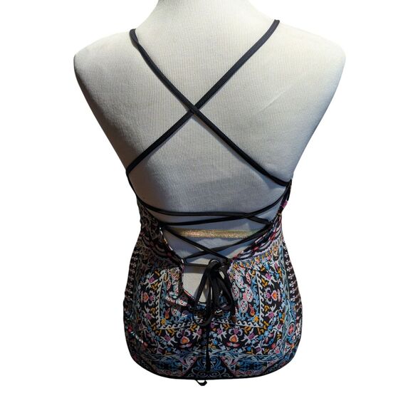 Laundry by Shelli Segal L One Piece Swimsuit Colorful Paisley Print - Picture 5 of 5